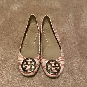 Tory Burch Striped Flat